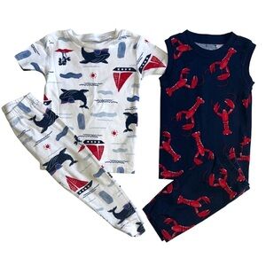 Carter's Nautical and Lobster 🦞 Set - Red and Navy